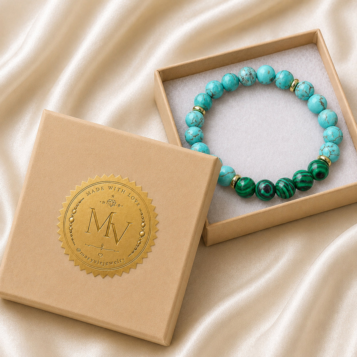 TurquoiseBraceletMalachite