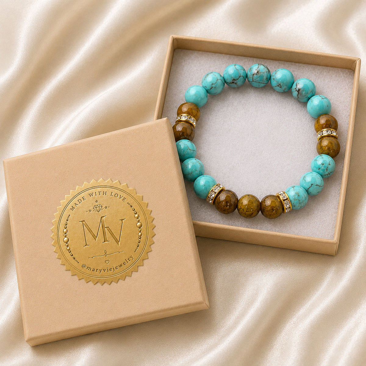 TurquoiseBraceletFireAgate