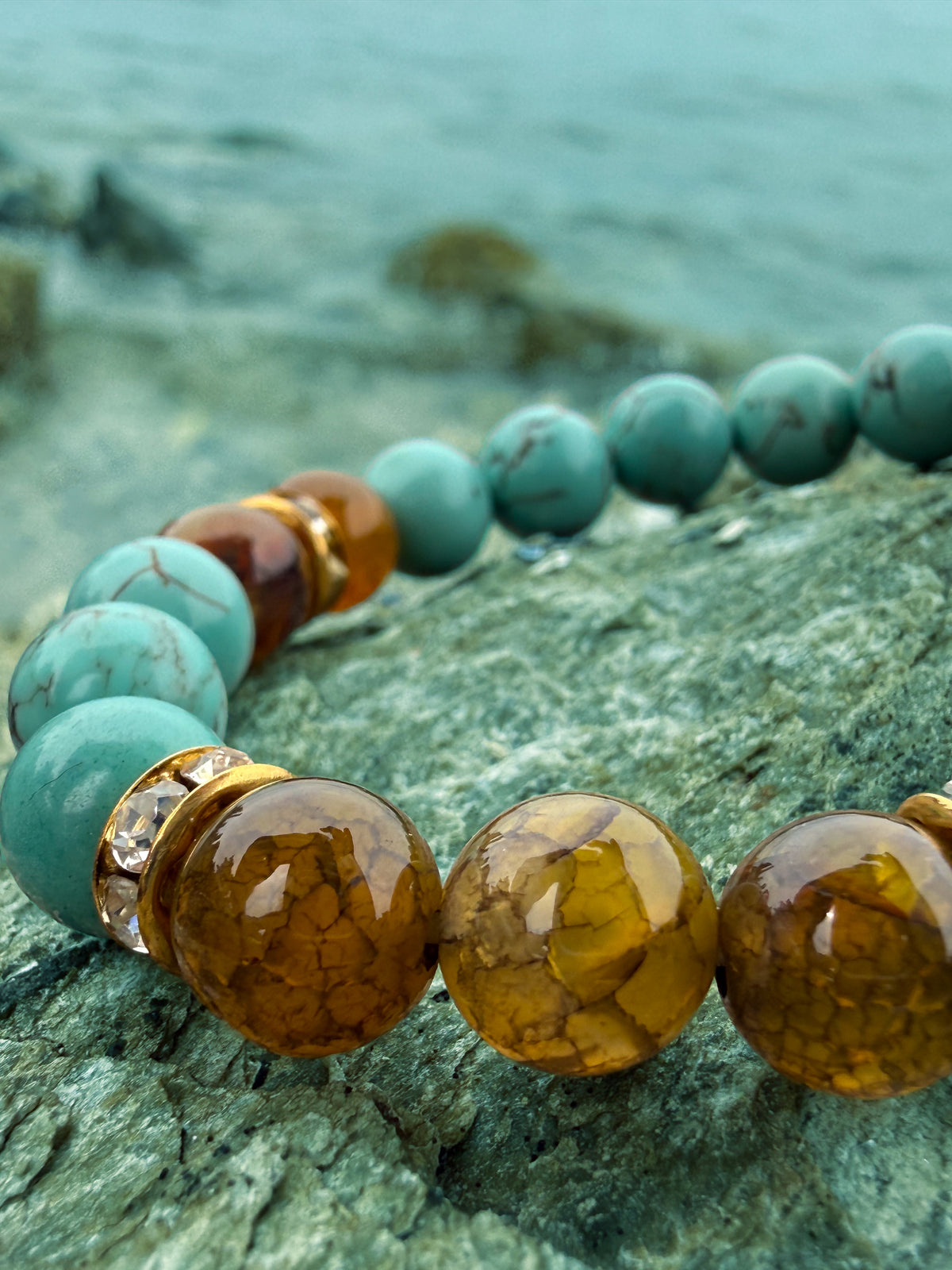 TurquoiseBraceletFireAgate