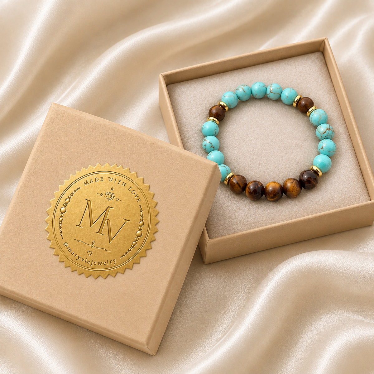 TurquoiseBraceletTigerEye